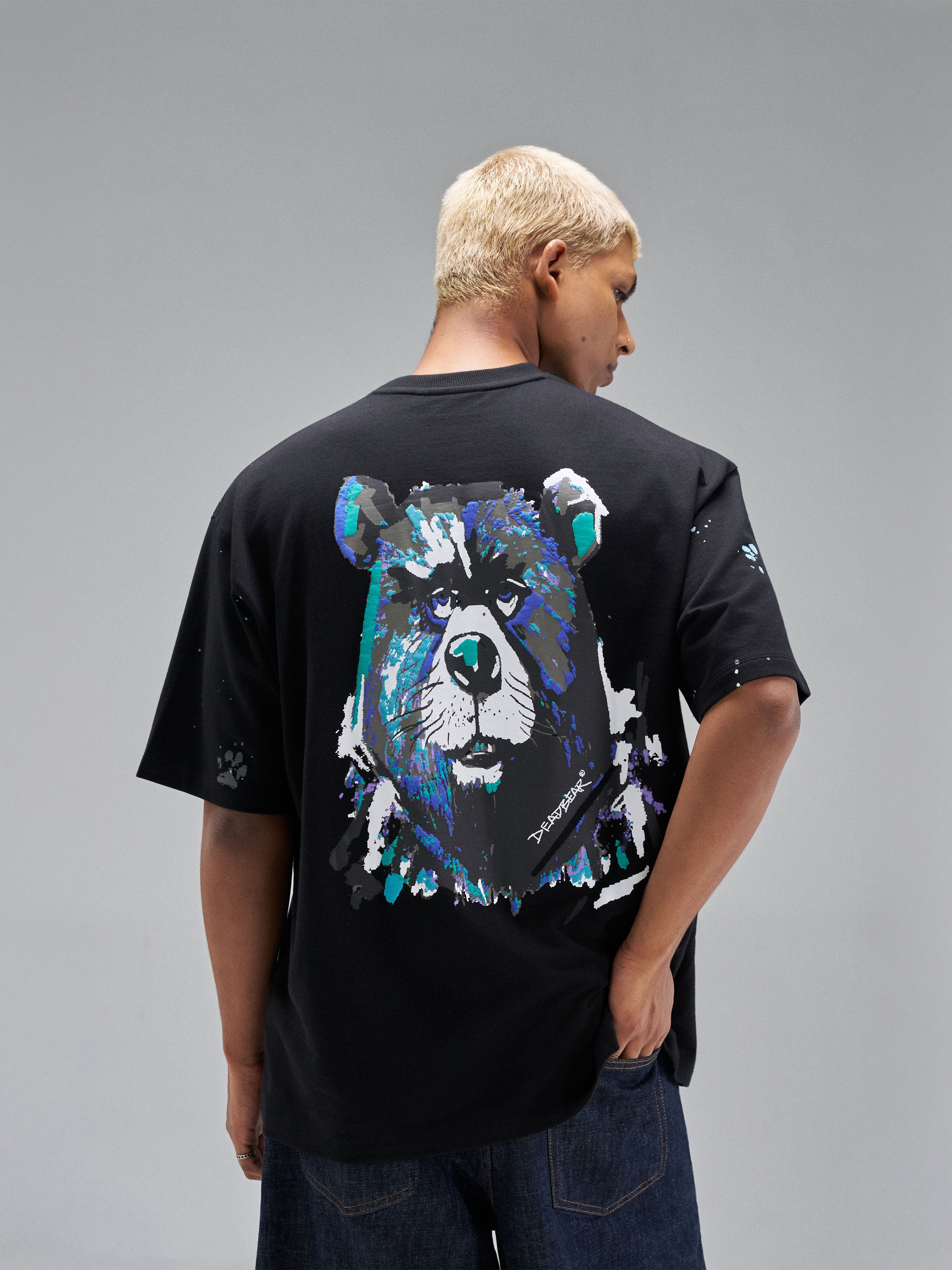 Grumpy Bear Tee Black