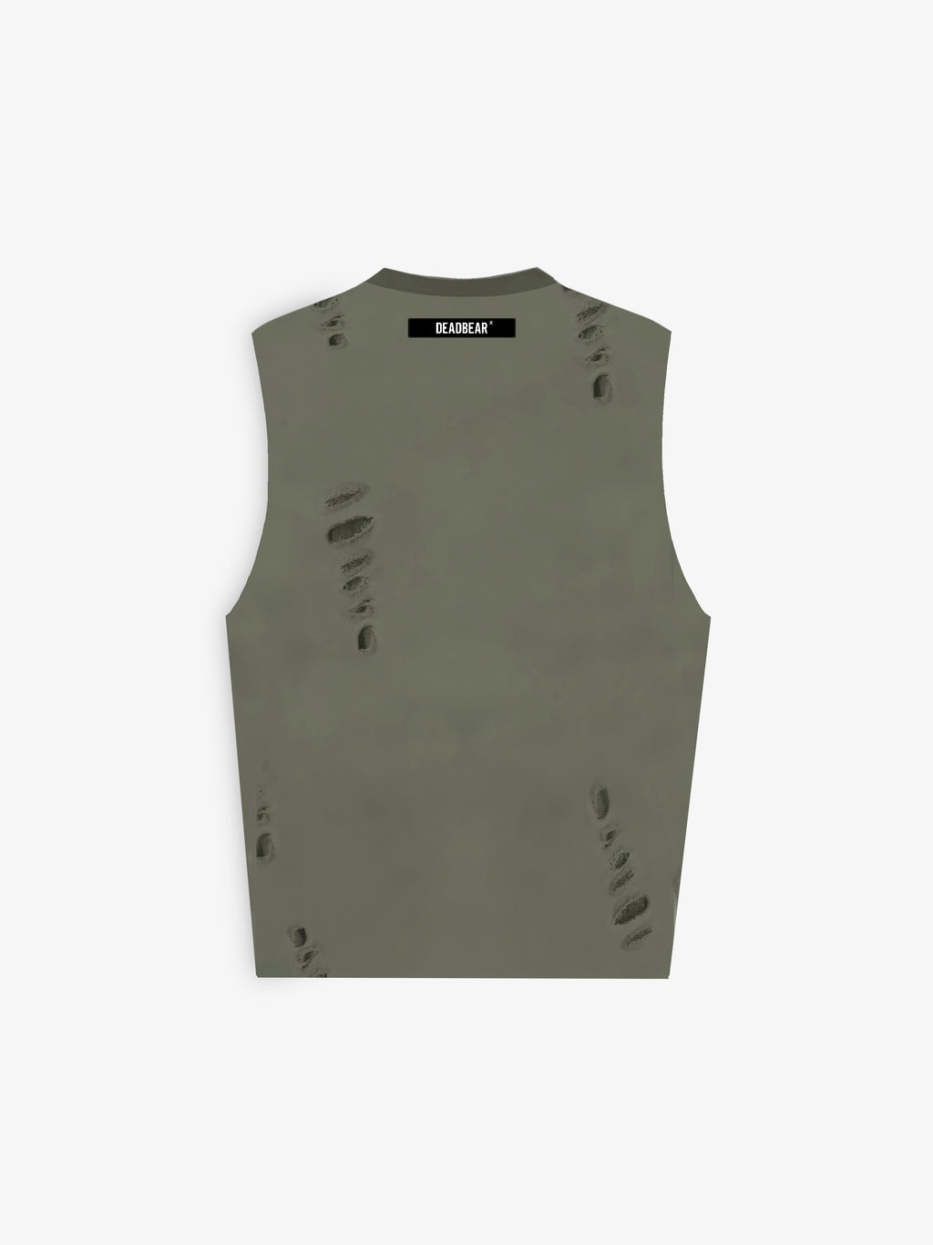 Distressed Olive Tank