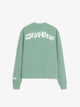 Drip Sweatshirt Mint Green
