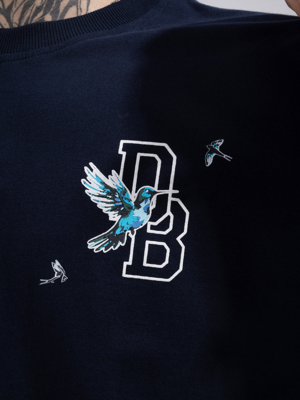 Set Free Tee Navy Blue