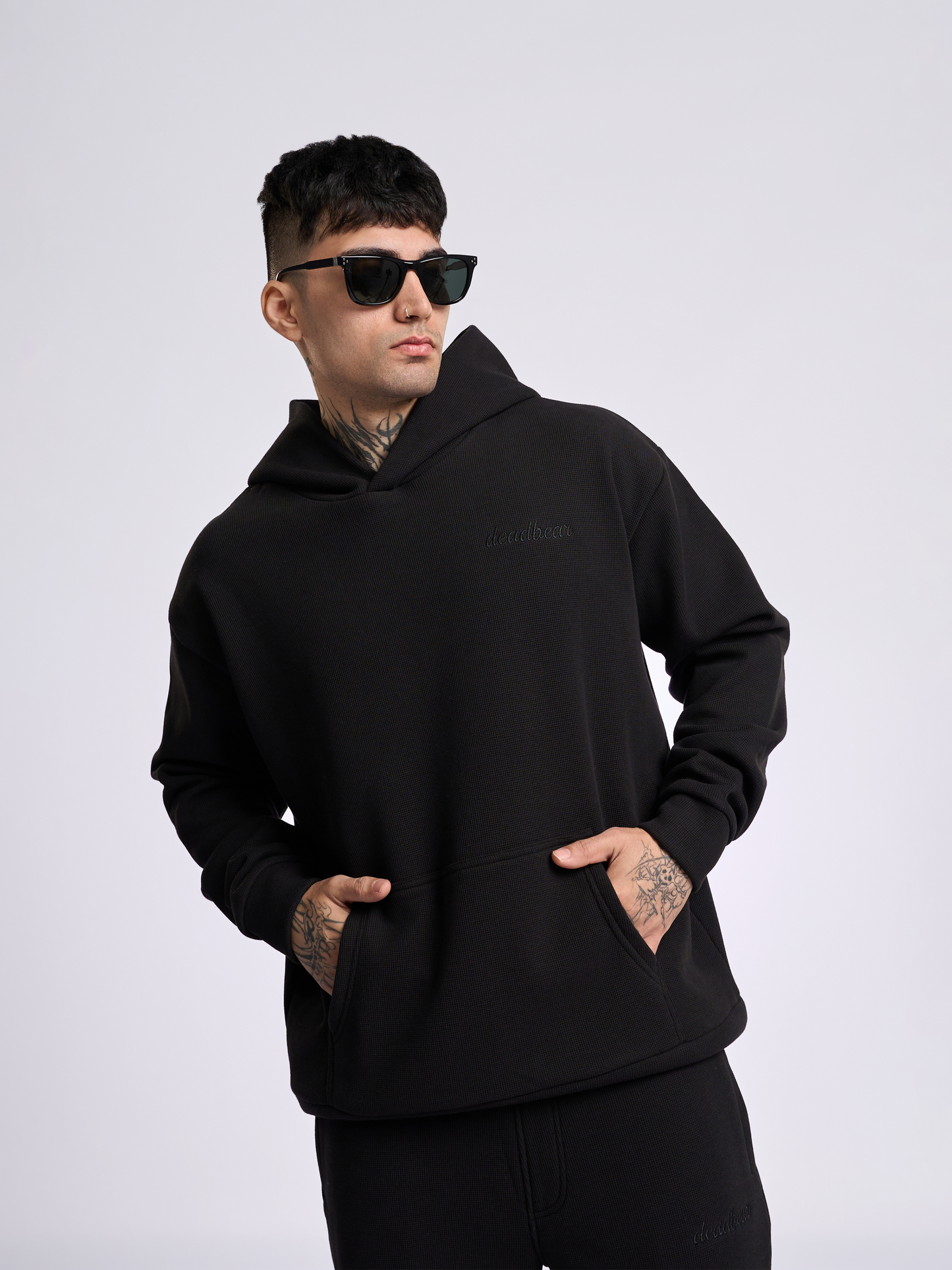 Co-ord Hoodie Black