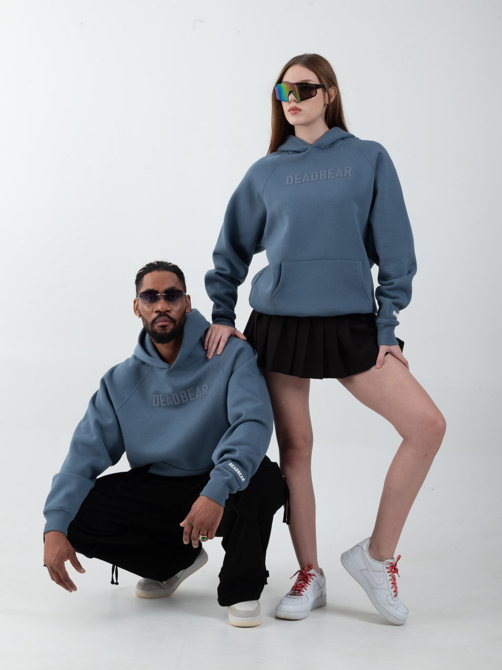 Basic Slate Blue Hoodie