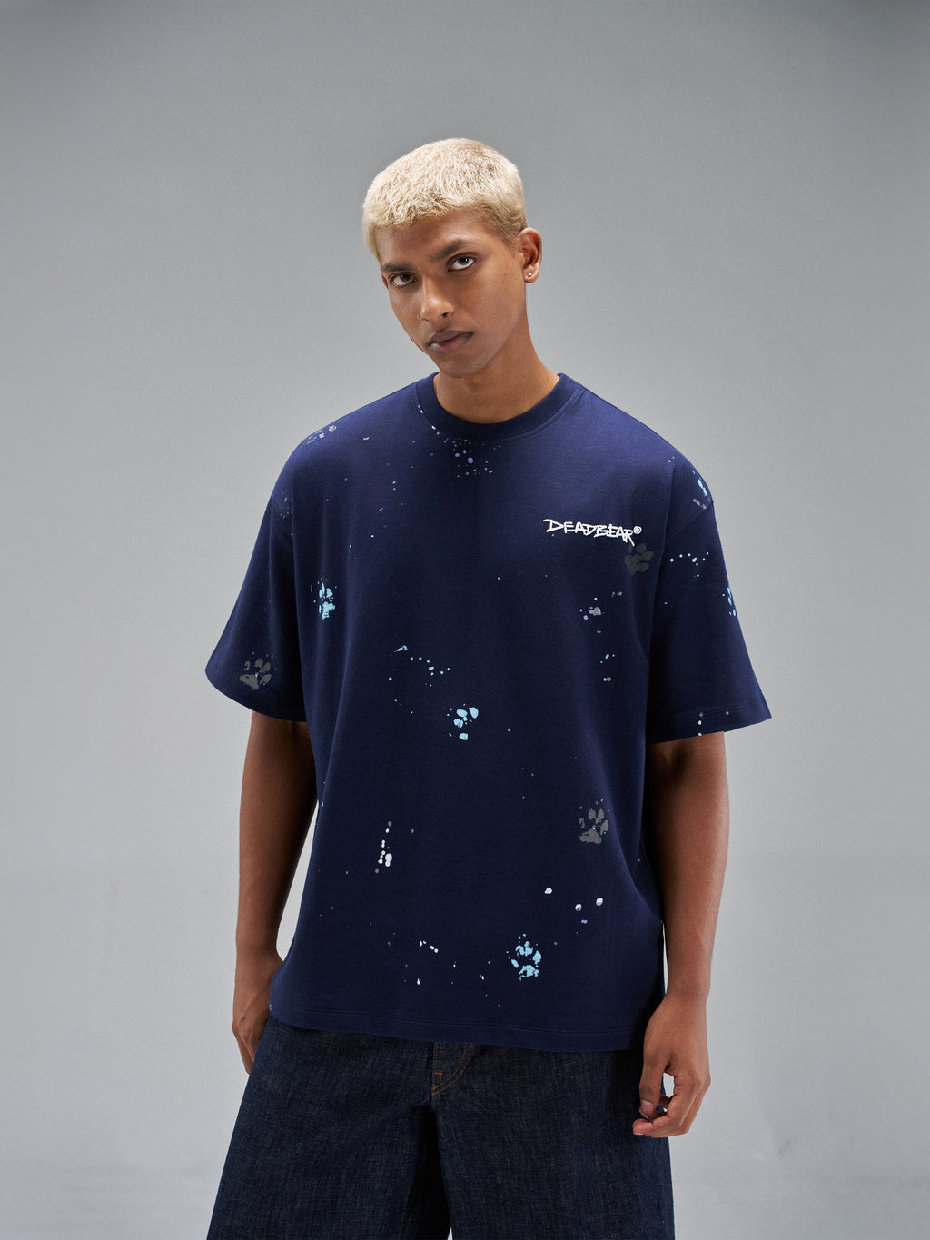 Grumpy Bear Tee Navy