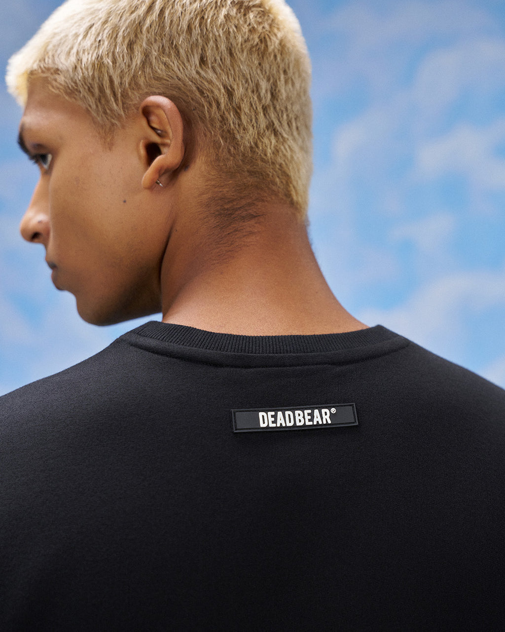 Scribbled Logo Tee Black