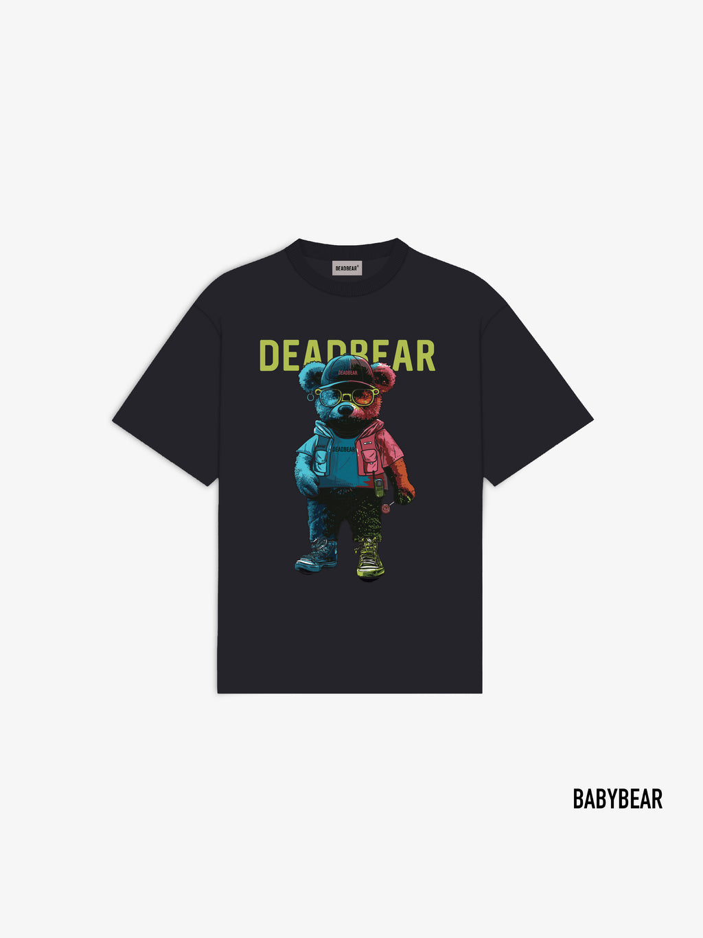 Babybear Ted Tee Black