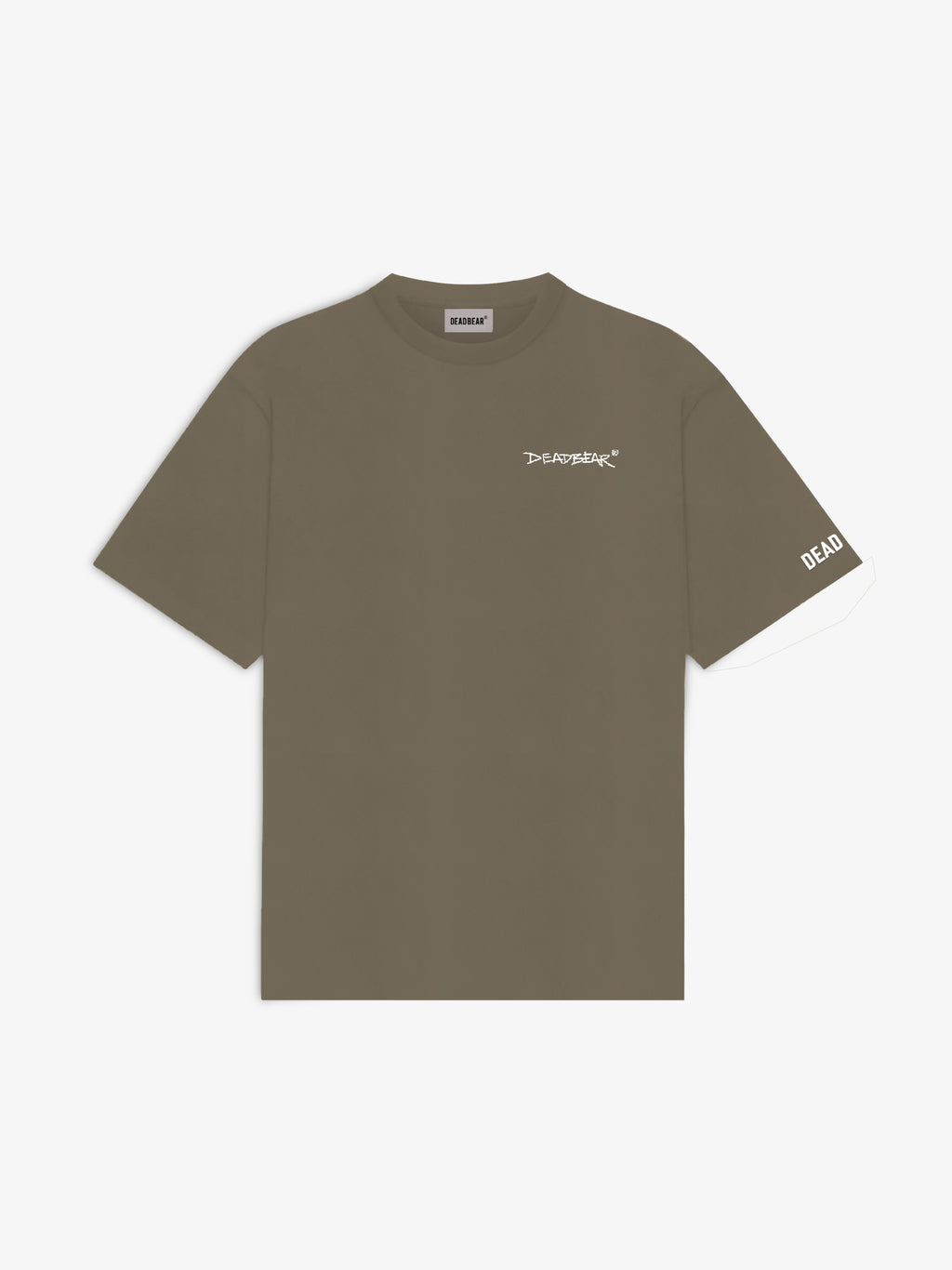 Scribbled Bear Tee Brown