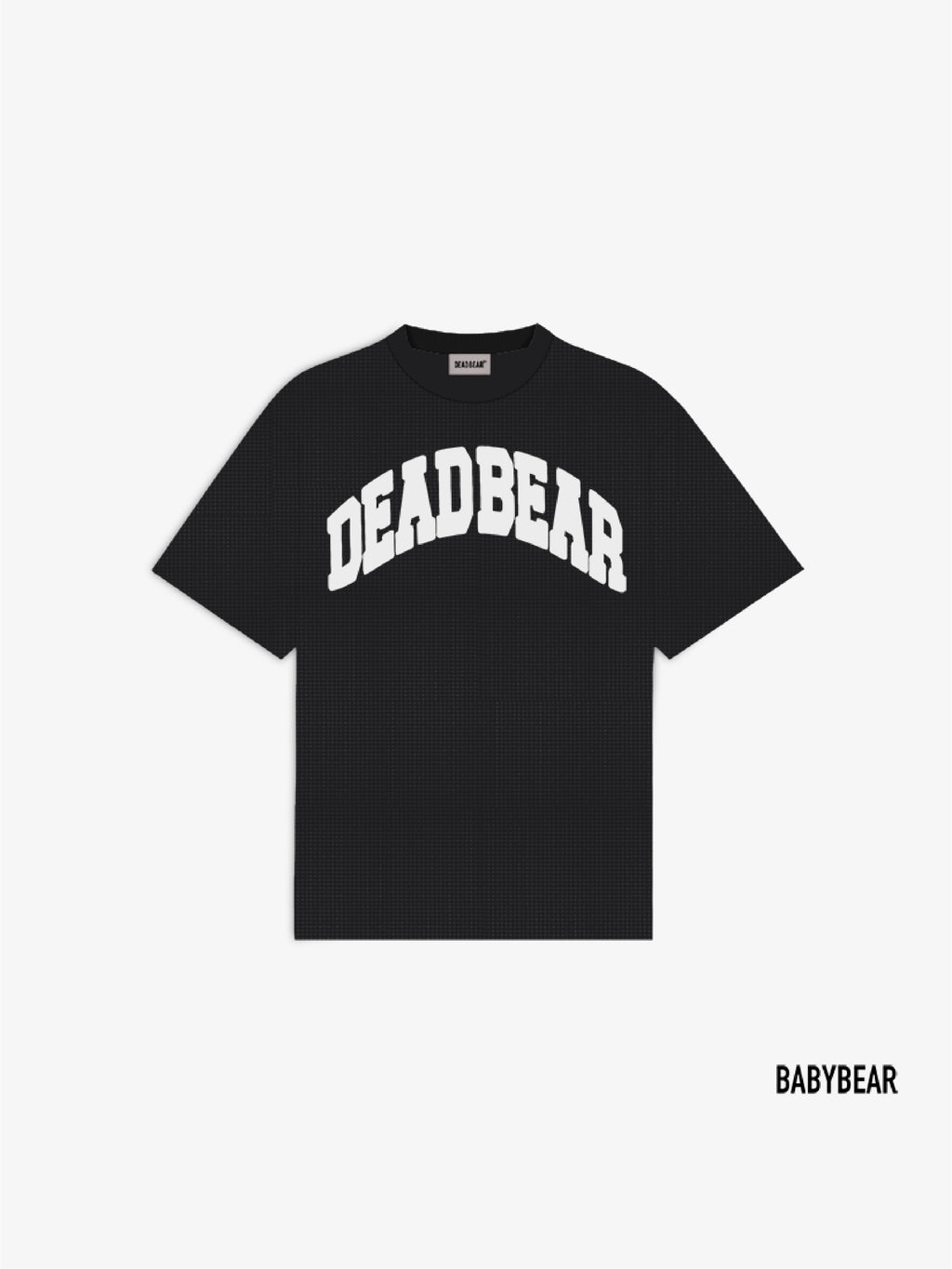 Babybear Waffle Tee Black