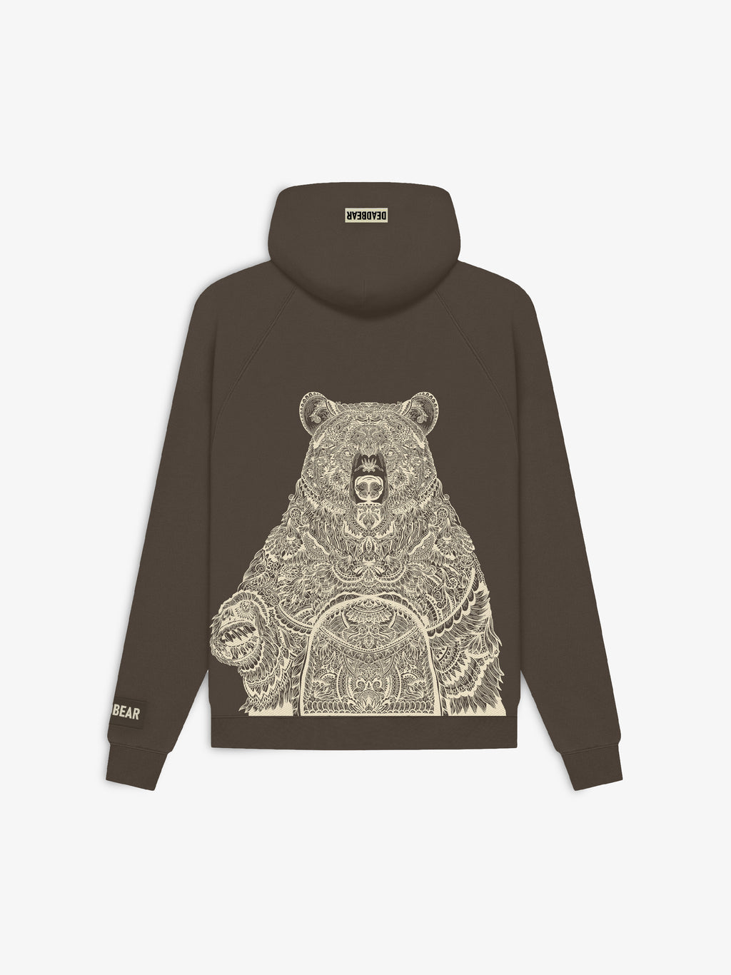 Mandala Hoodie Brown