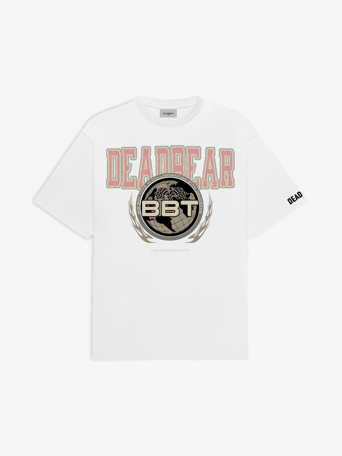 WORLDWIDE TEE CREAM WHITE – DEADBEAR