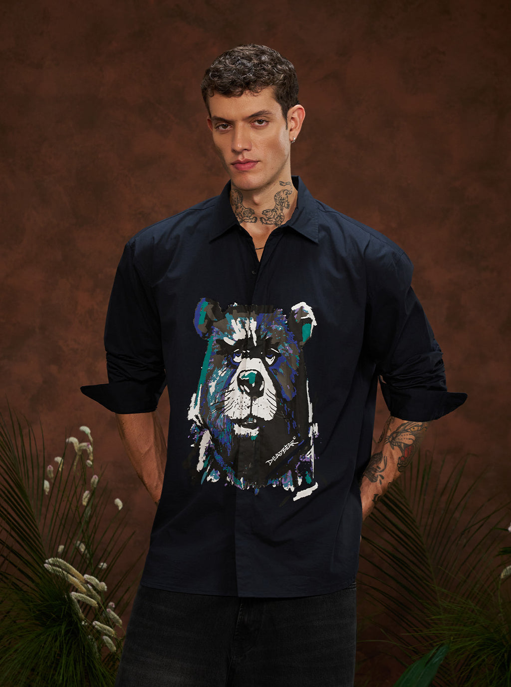 Grumpy Bear Shirt Navy