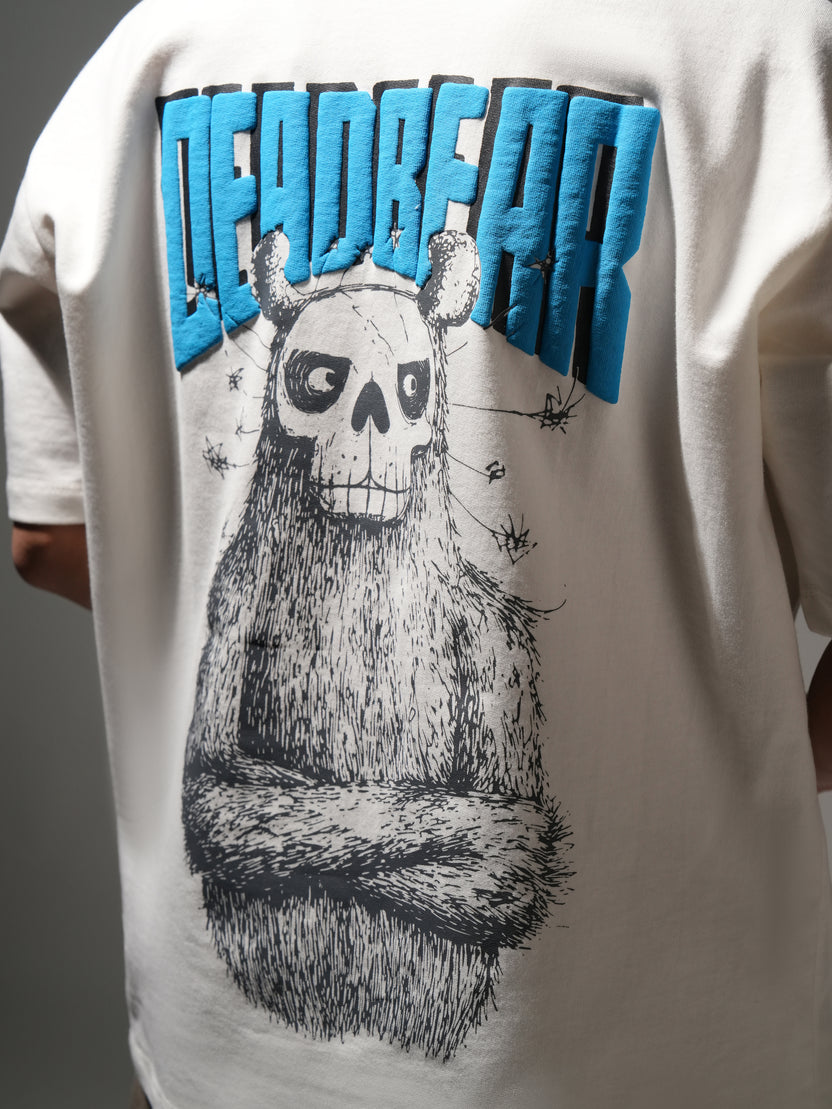 Cream White Demon Tee – DEADBEAR