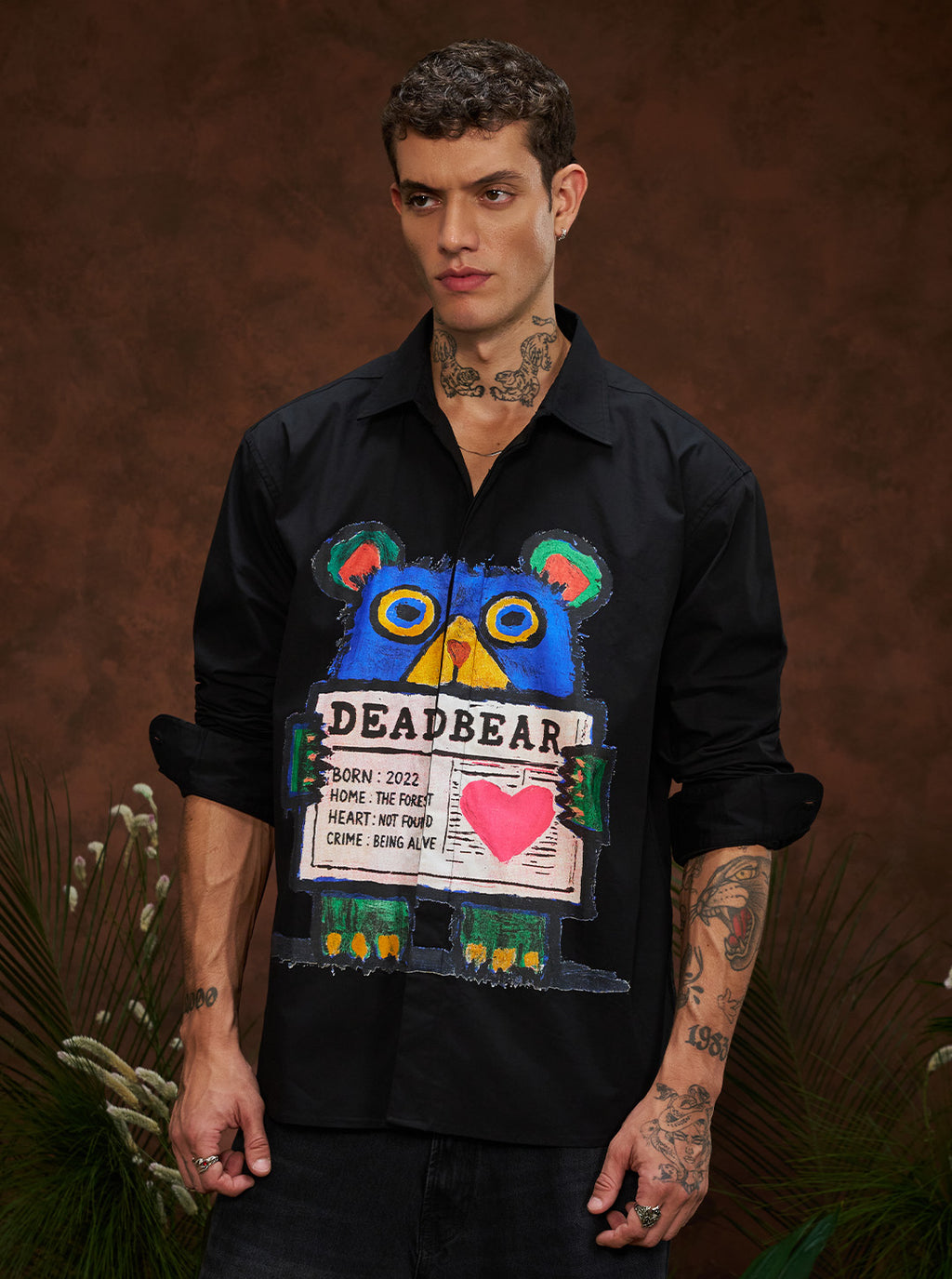 Mugshot Shirt Black