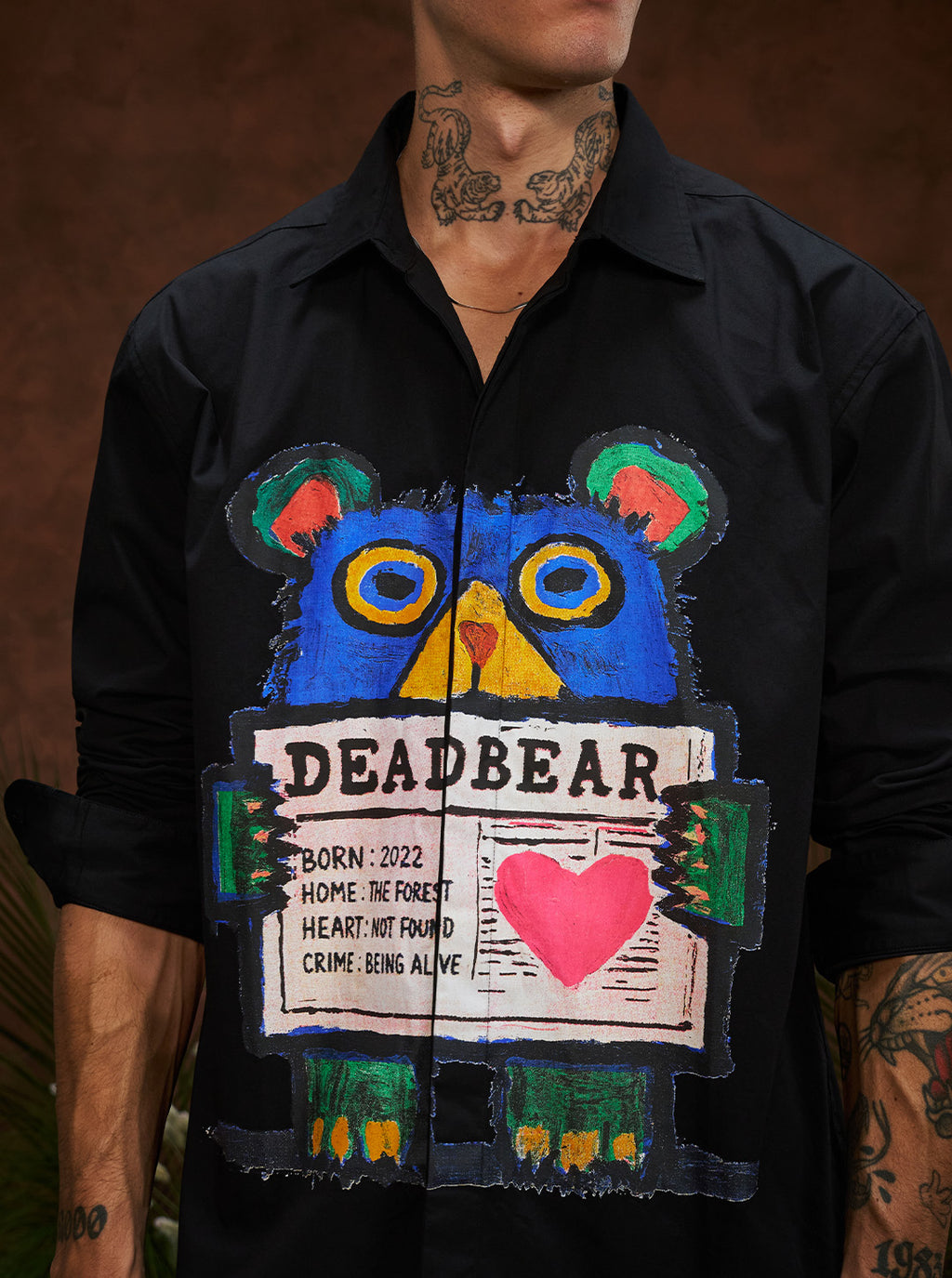 Mugshot Shirt Black