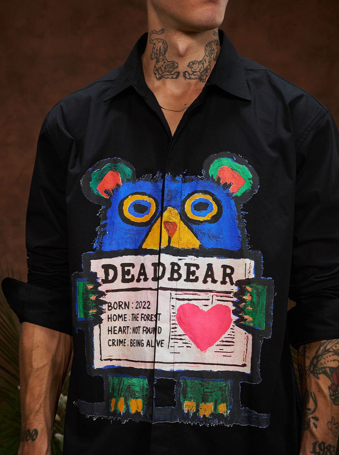 Mugshot Shirt Black