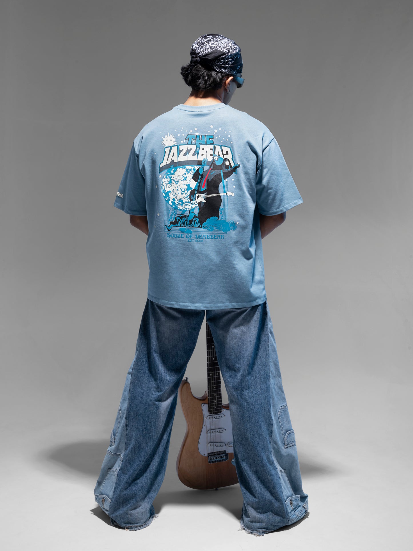 The Jazzbear Tee Blue