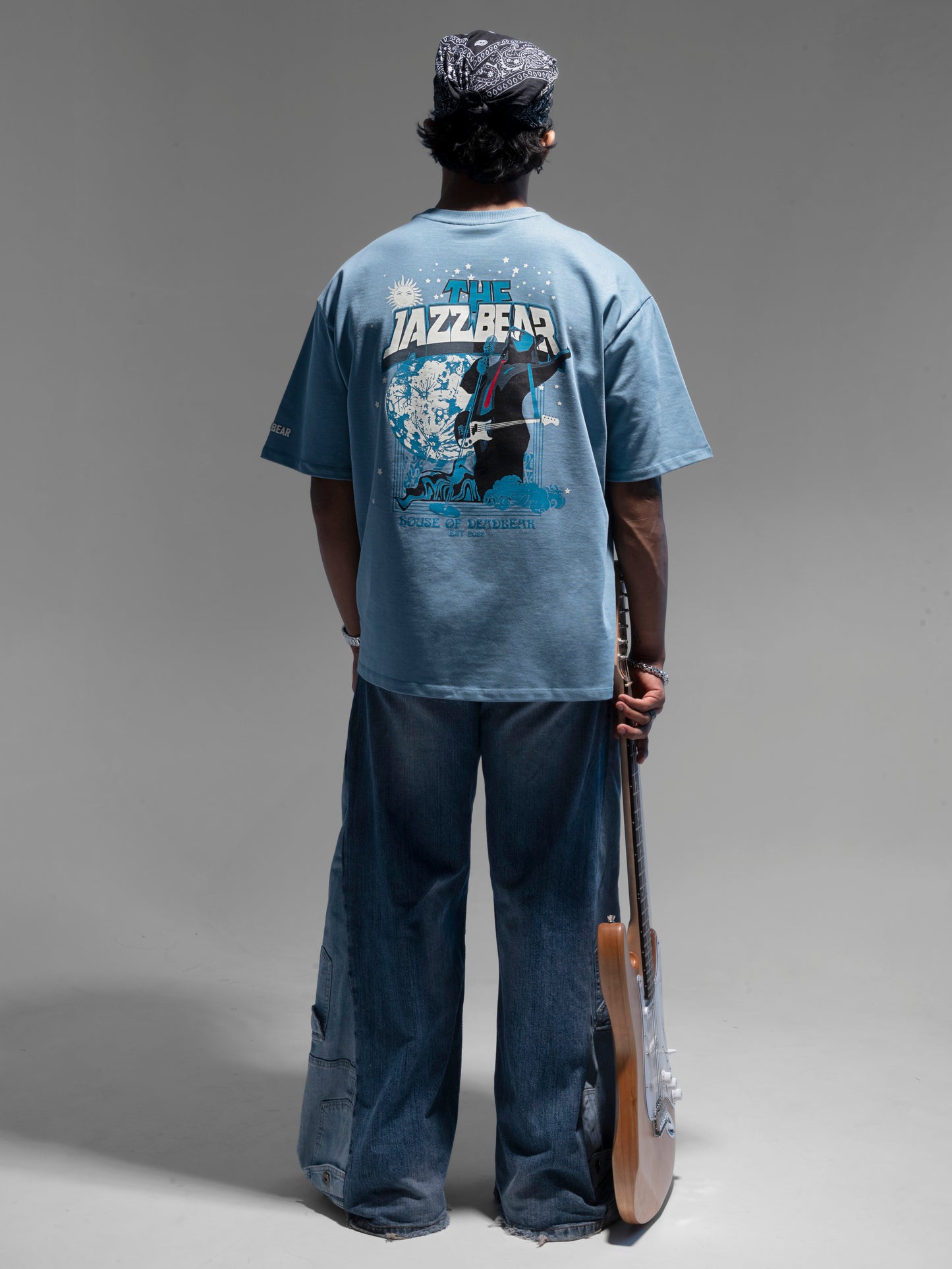 The Jazzbear Tee Blue