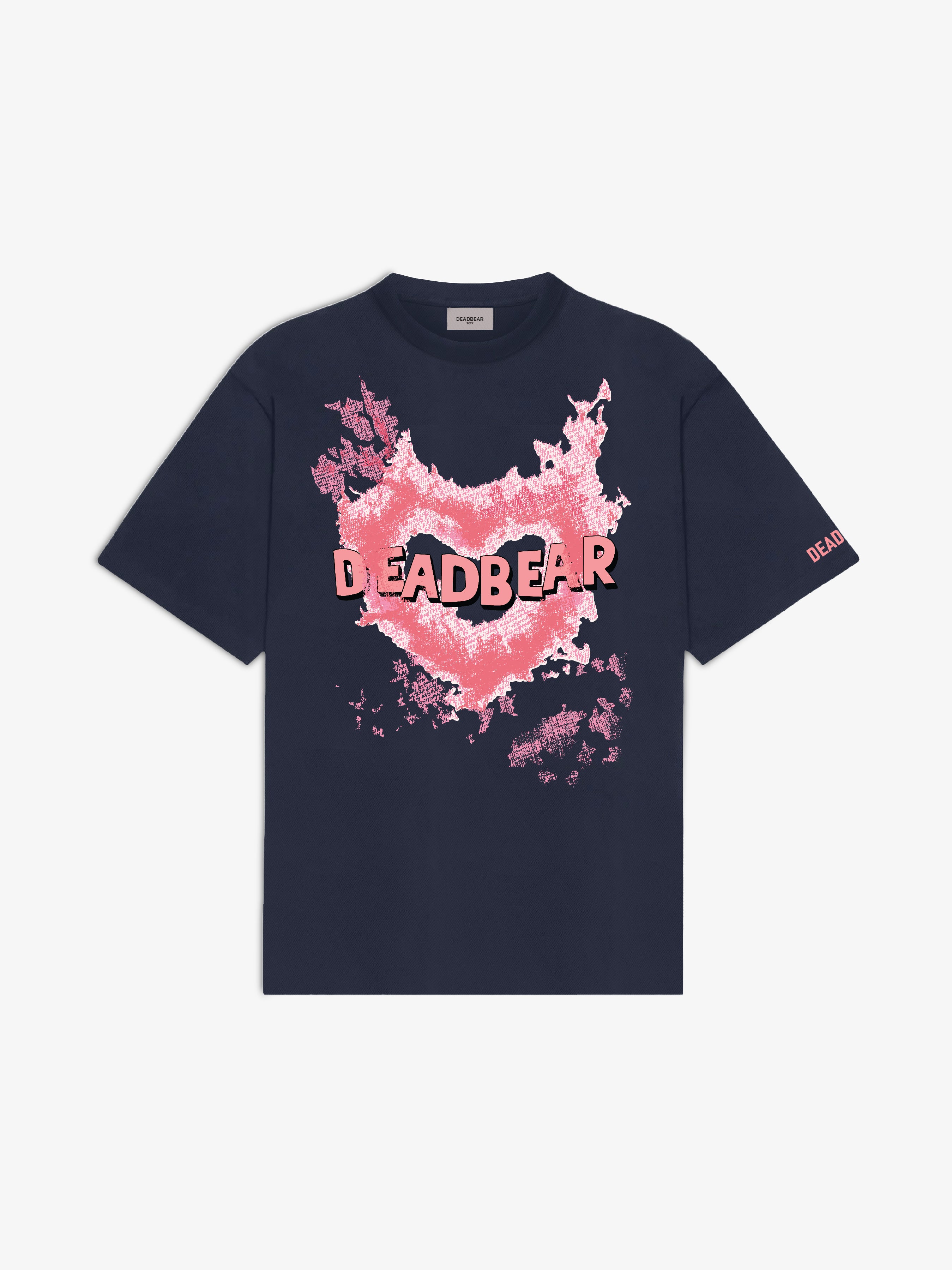 The Heart Tee Navy Blue