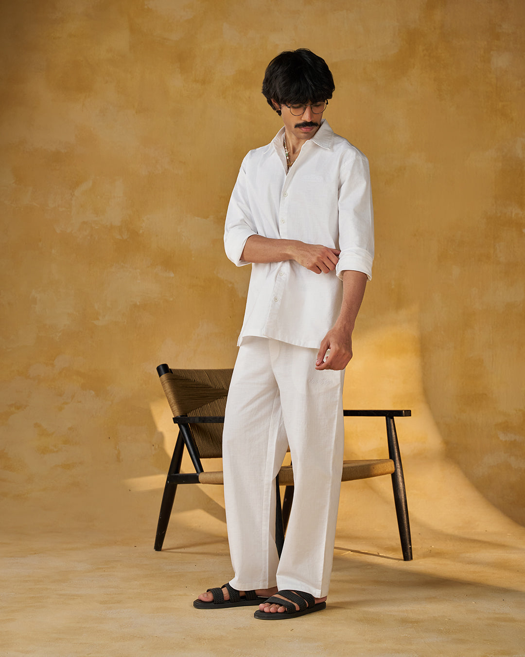 Co-ord Straight Pant White