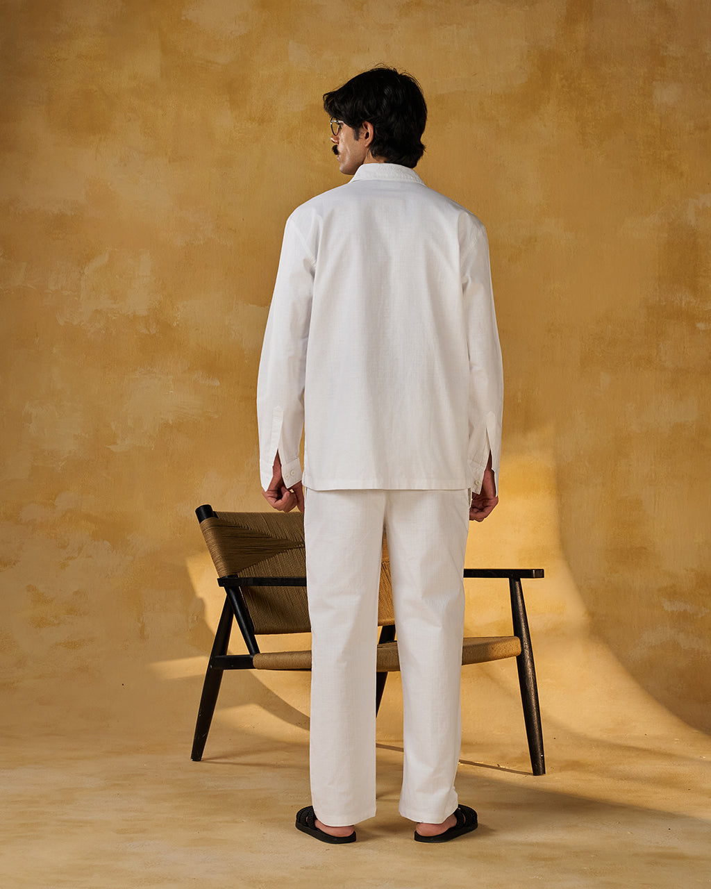Co-ord Straight Pant White