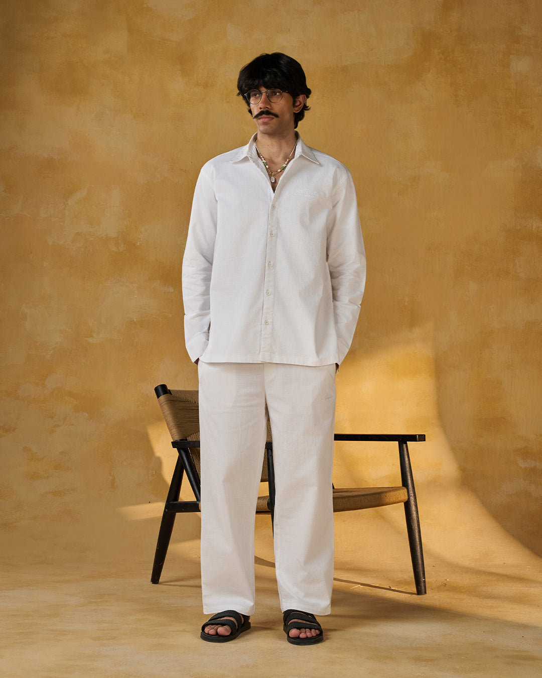 Co-ord Straight Pant White