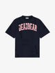 Distressed Navy Tee