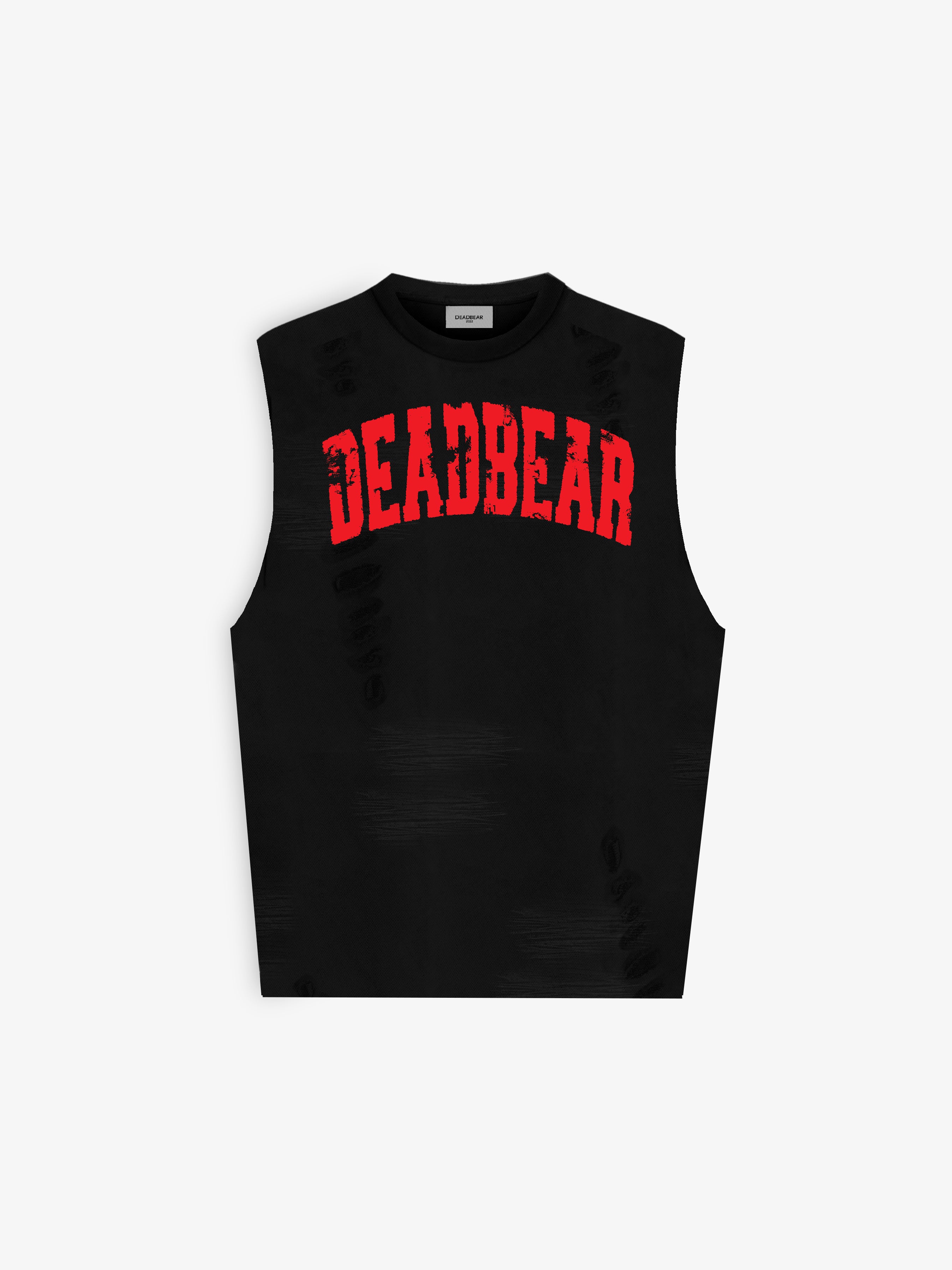 Distressed Black Tank