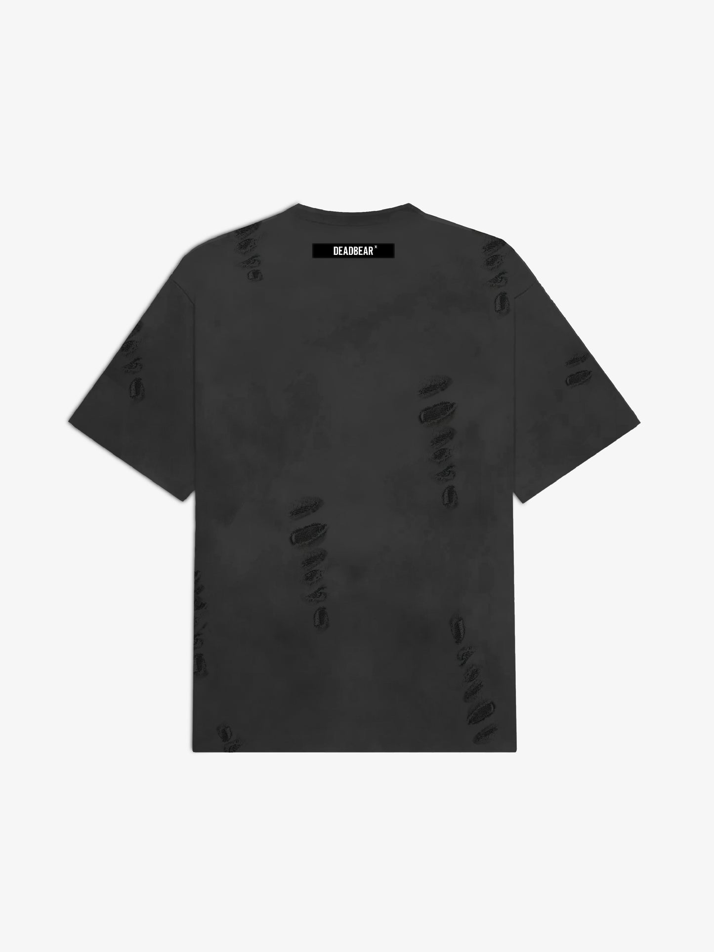 Distressed Washed Black Tee