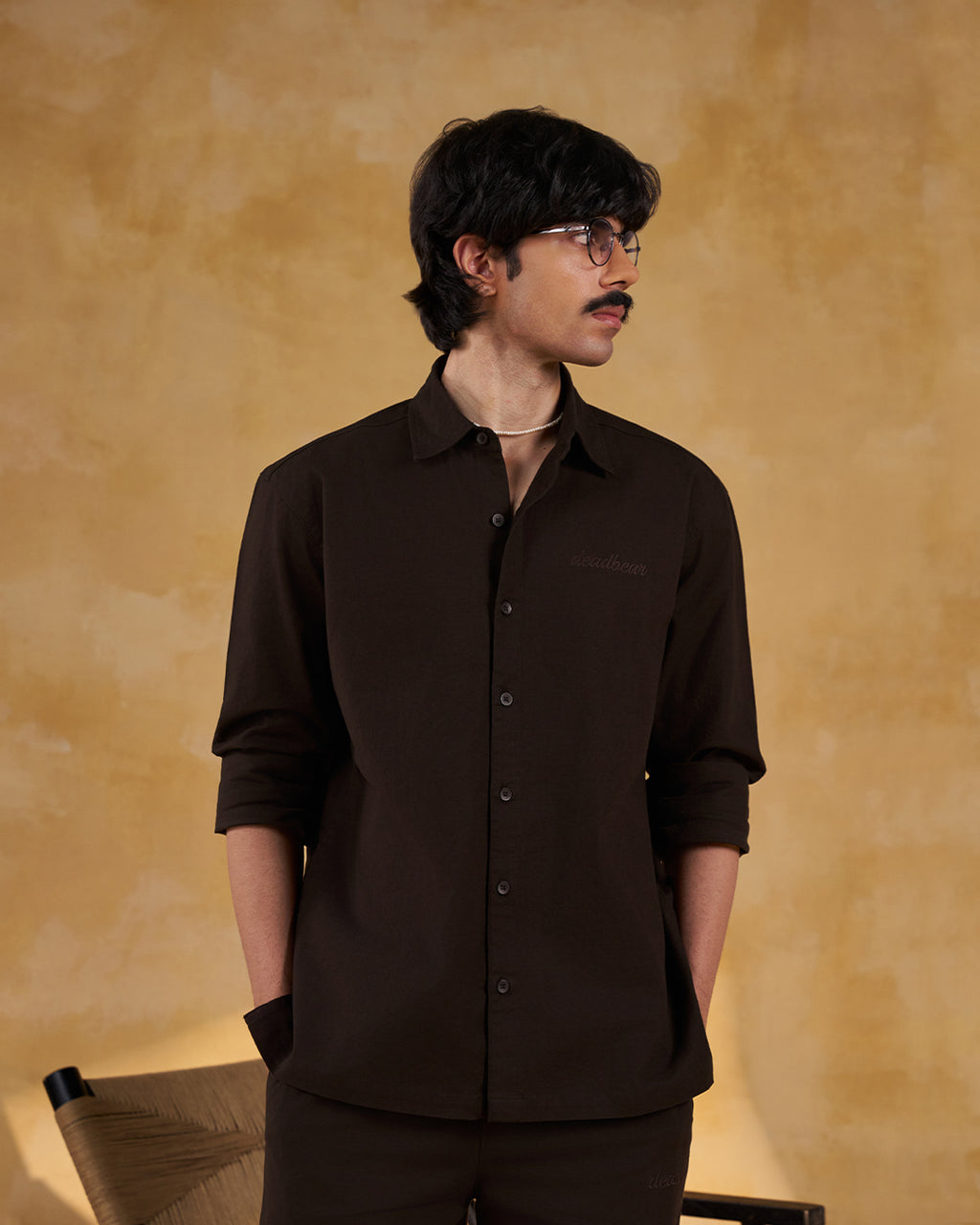 Co-ord Shirt Brown