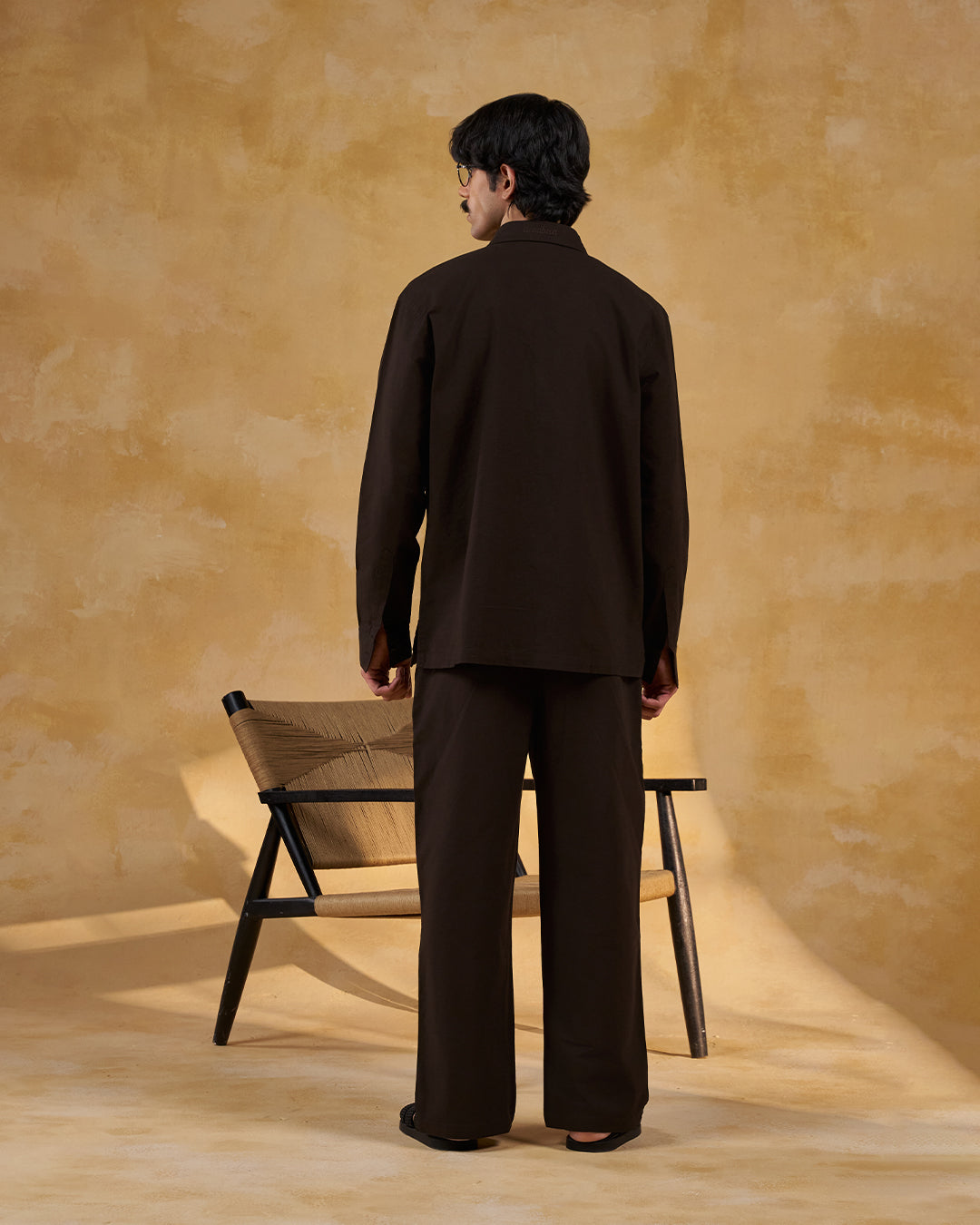 Co-ord Shirt Brown