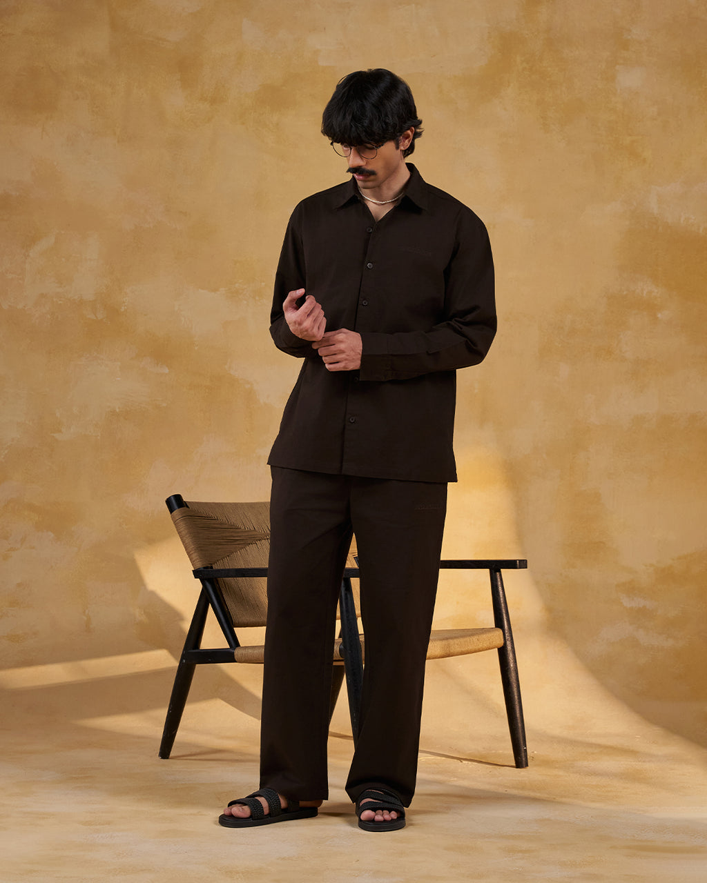 Co-ord Shirt Brown