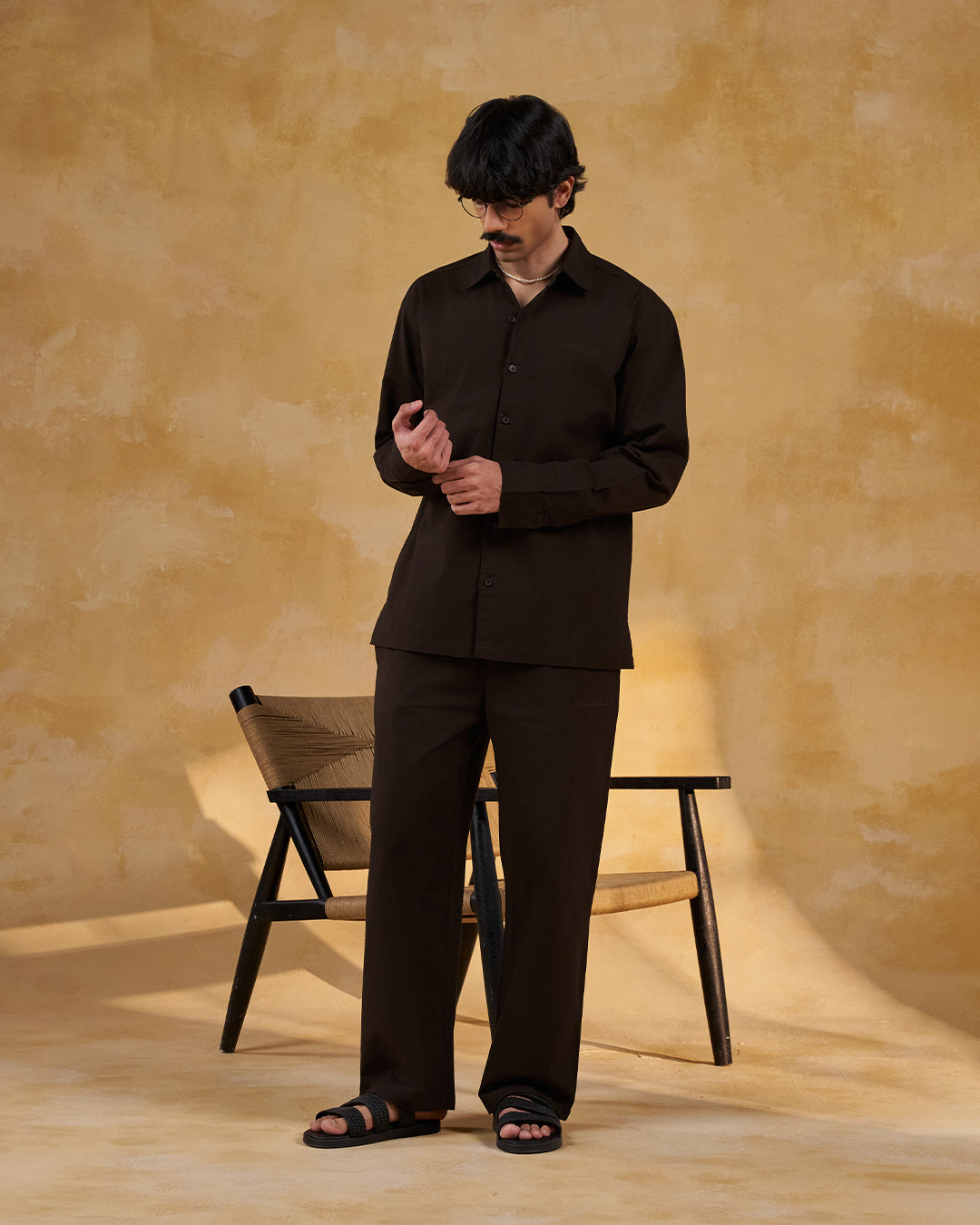 Co-ord Shirt Brown