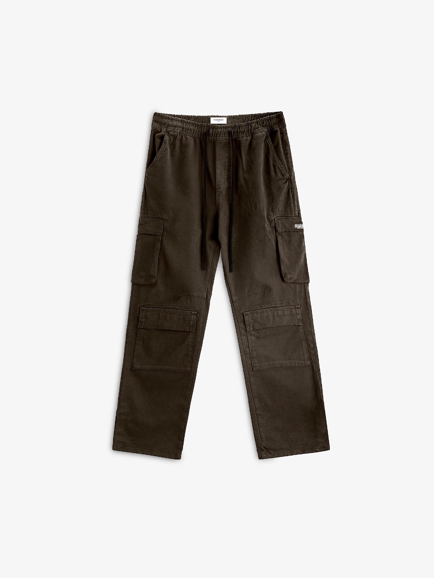 Washed Brown Cargo Pants