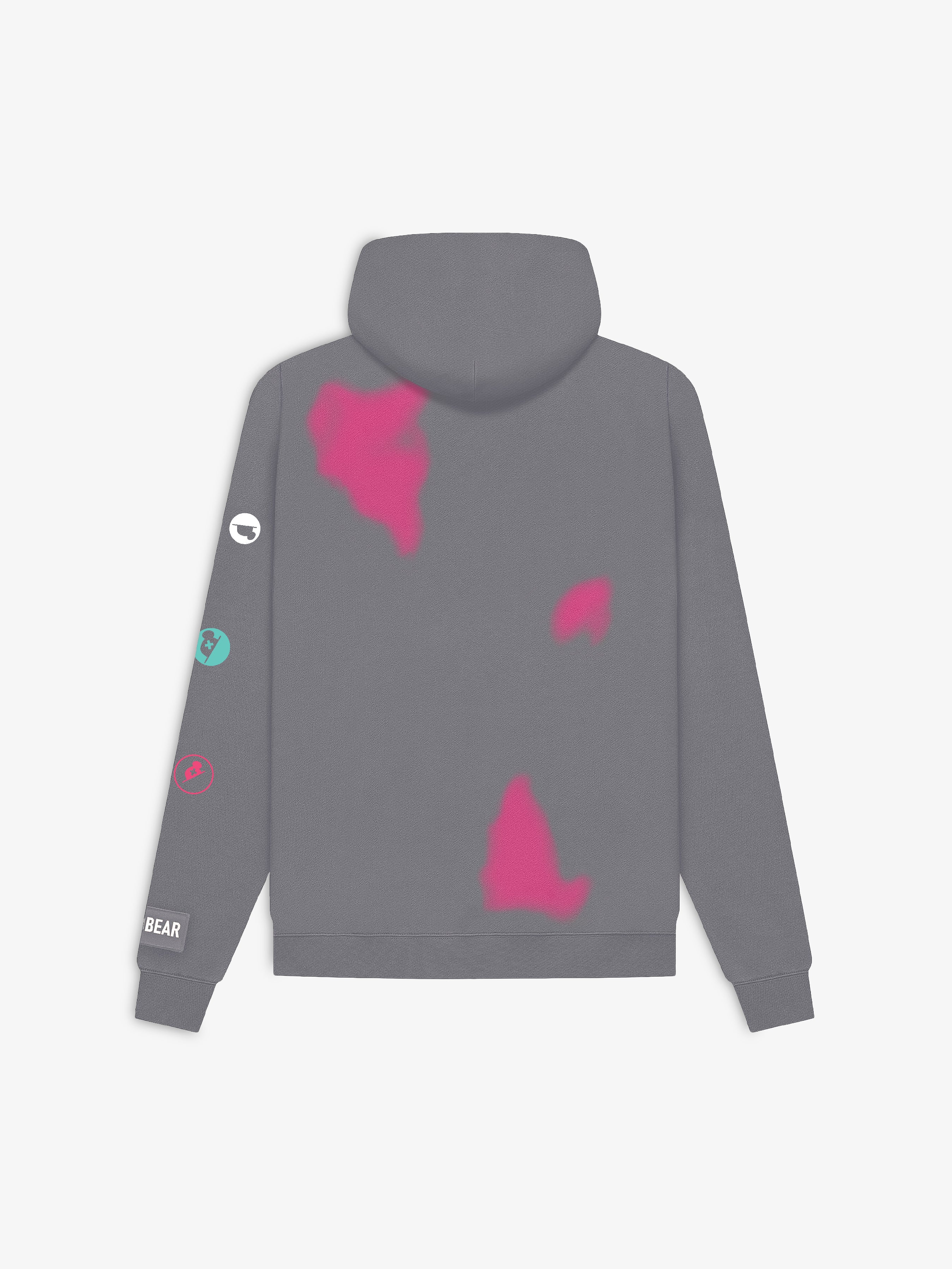 Grey Graphic Hoodie