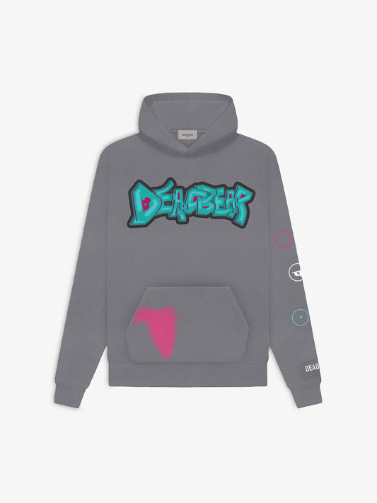 Grey Graphic Hoodie